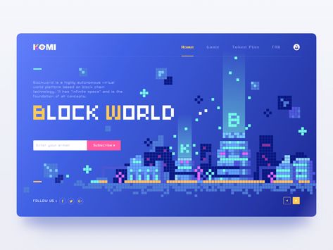 Pixel Art Website, Business Web Design, Promotional Flyers, Pixel Design, Blog Header, Graphic Design Poster, Blockchain Technology, Commercial Design, Show And Tell