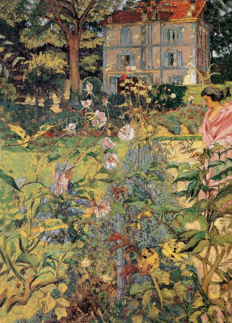 Edouard Vuillard, Pierre Bonnard, Wow Art, Ethereal Art, Metropolitan Museum, Pretty Art, Impressionism, Painting Inspiration, In The Garden