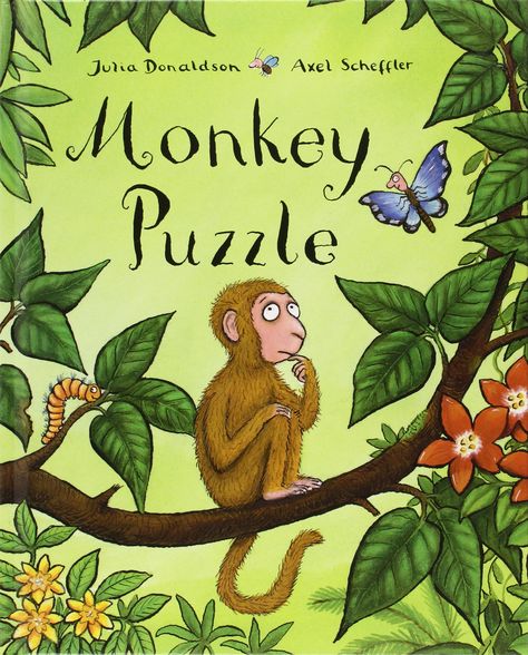 Julia Donaldson Books, Axel Scheffler, Monkey Puzzle, Phonological Awareness Activities, Reading Tree, Leo Lionni, Julia Donaldson, Rhyming Activities, The Gruffalo