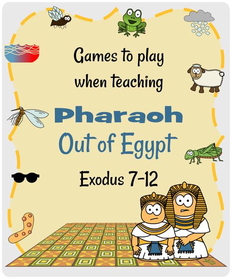 games+to+play+for+Pharaoh+:+out+of+Egypt,+10+plagues,+Moses+and+Aaron,+let+my+people+go,+Exodus+7-12+#Moses+#Exodus+#Kidmin+#Jesuswithoutlanguage Moses Exodus From Egypt, 1st Plague Of Egypt, Moses Kills Egyptian, Moses In The Bulrushes Activity, The Exodus From Egypt Craft, The Exodus From Egypt, Moses And The 10 Plaques, Moses Let My People Go Craft, Moses In Egypt Craft