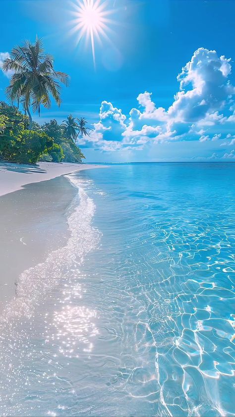 Beach Blue Aesthetic, Tropical Beach Aesthetic, Playa Aesthetic, Beautiful Beaches Paradise, Clear Ocean, Water Therapy, Paradise Wallpaper, Clear Sea, Airplane Wallpaper