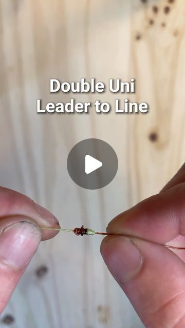 Thor Runion on Instagram: "Great way to join a leader to line!
Double Uni Knot.#fishing #education #reelsinstagram" Thor, Fishing, Education, Instagram, Uni Knot, Fishing Knots, Knot, On Instagram