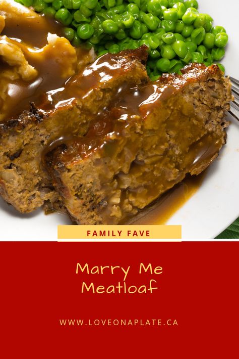 Classic Meatloaf gets an update with some unique flavour additions and the results are pretty amazing. We called it Marry Me Meatloaf, and he did! Tender, savoury, moist and delicious. #meatloaf #bestmeatloaf #weeknightdinner #comfortfood #loveonaplate Unique Meatloaf Recipes, Savory Meatloaf, Moist Meatloaf, Plate Recipes, Delicious Meatloaf, Homemade Meatloaf, Classic Meatloaf Recipe, Good Meatloaf Recipe, Classic Meatloaf