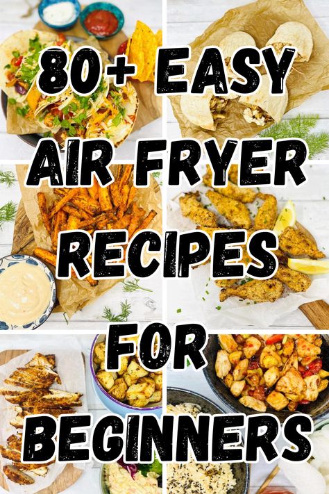 80+ Amazingly tasty air fryer recipes that are easy even for beginners! Air Fryer Recipes Uk, Air Fryer Recipes For Beginners, Easy Air Fryer Recipes, Family Dinner Table, Stir Fry Recipes Chicken, Air Fryer Oven Recipes, Air Fry Recipes, Fry Recipes, Friends Food