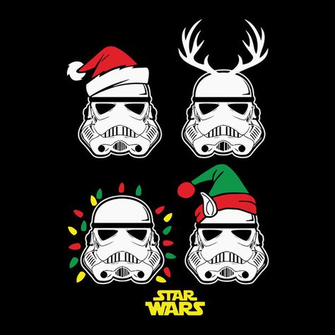 Star Wars Christmas Shirt Vinyl, Star Wars Cricut Svg, Star Wars Christmas Shirts, Star Wars Christmas Art, Star Wars Christmas Shirt, Star Wars Christmas Svg, Star Wars Xmas, Star Wars Christmas Cards, Christmas Star Wars