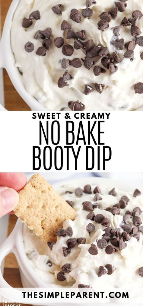 Popcorn Cake Recipe, Easy Dessert Dips, Chocolate Chip Dip, Baked Dips, Desserts With Few Ingredients, Desserts Summer, Dessert Dip, Dessert Summer, Brisket Recipe