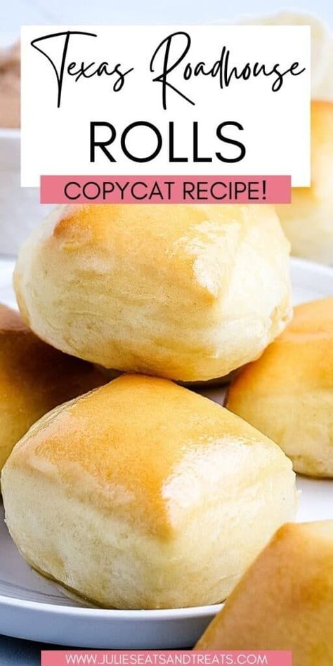 Dinner Rolls Recipe Homemade, Copycat Texas Roadhouse Rolls, Copycat Texas Roadhouse, Homemade Yeast Rolls, Roadhouse Rolls, Texas Roadhouse Rolls, Sweet Dinner Rolls, Homemade Bread Recipes Easy, Homemade Rolls