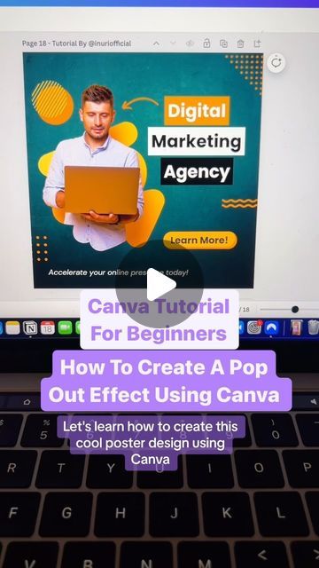 Inuri Munasinghe on Instagram: "Canva Design Tutorial - How To Create A Pop Out Frame Effect Using Canva! 🤫  In Today’s Canva Design Hack, I Show You How To Design A Business Flyer For A Digital Marketing Agency With A Cool Pop Out Effect Using Canva!  This Is So Simple & Easy To Create And You Can Use This Design Hack To Create Stunning Social Media Graphics! 🥰  #canvatips #canvatutorial #canvadesign #canvahacks #canvaforbeginners #canvaforsmallbusinesses #canvatutorialforbeginners #socialmediamanager" Cool Poster Designs, Tutorial Canva, Canva Instagram Post, Canva Hacks, Business Poster, Marketing Poster, Using Canva, Cool Pops, Instagram Canva