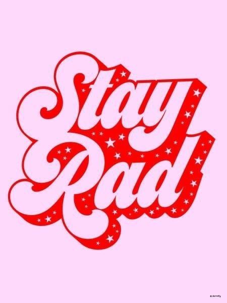 Stay Rad, Inspiration Typographie, Graphisches Design, Bedroom Wall Collage, Pink Photo, Picture Collage Wall, Pastel Pink Aesthetic, Photo Wall Collage, Art Collage Wall