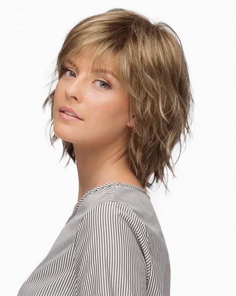 Medium length haircut