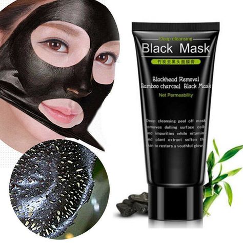 Mud Face Mask, Alat Makeup, Blackhead Mask, Peeling Mask, Charcoal Face Mask, Nose Mask, Skin Care Face Mask, Blackhead Removal, Cleansing Mask