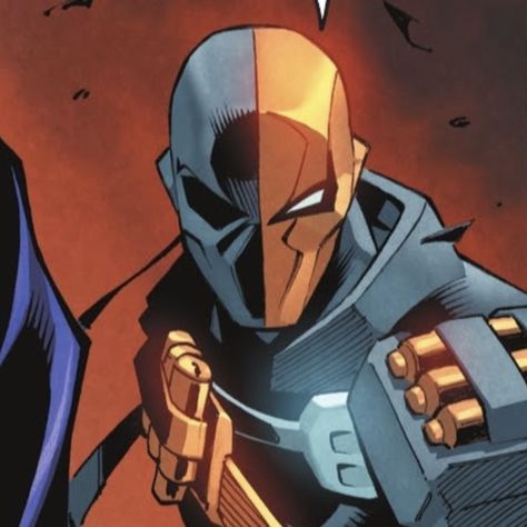 slade wilson aka deathstorke icon. Slade Wilson Titans, Deathstroke Pfp, Slade Wilson Fanart, Deathstroke Art, Slade Teen Titans, Pansexual Pfp, Deathstroke Comics, Deathstroke The Terminator, Slade Wilson