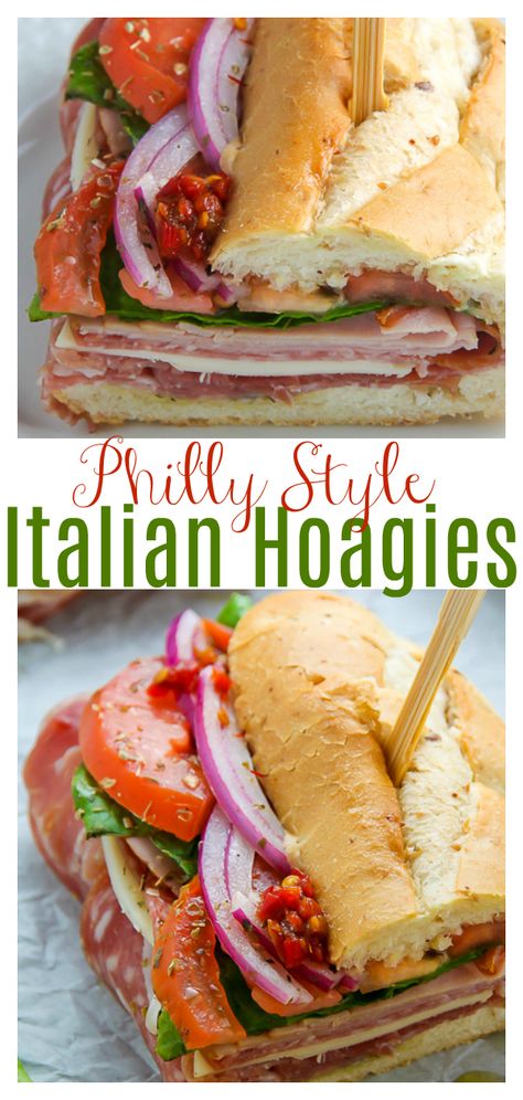 Hoagie Bread Ideas, Authentic Italian Sandwiches Recipes, Italian Ciabatta Sandwich Recipes, Italian Style Sandwiches, Hoagies Sandwiches Recipes, Italian Hoagie Sandwiches, Italian Sandwiches Recipes, Italian Hoagie Recipe, Hoagies Recipe