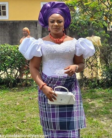 Latest Nigerian Lace Blouses For Wrapper, White Igbo Blouse Styles For Wrapper, Igbo Blouse Designs Latest, Nigerian Blouses For Wrapper, Ankara Wrapper And Blouse Styles, Women Lace Blouse For Wrapper Style, Blouse Lace Designs Latest, Latest Igbo Blouse Styles, Latest Igbo Blouse