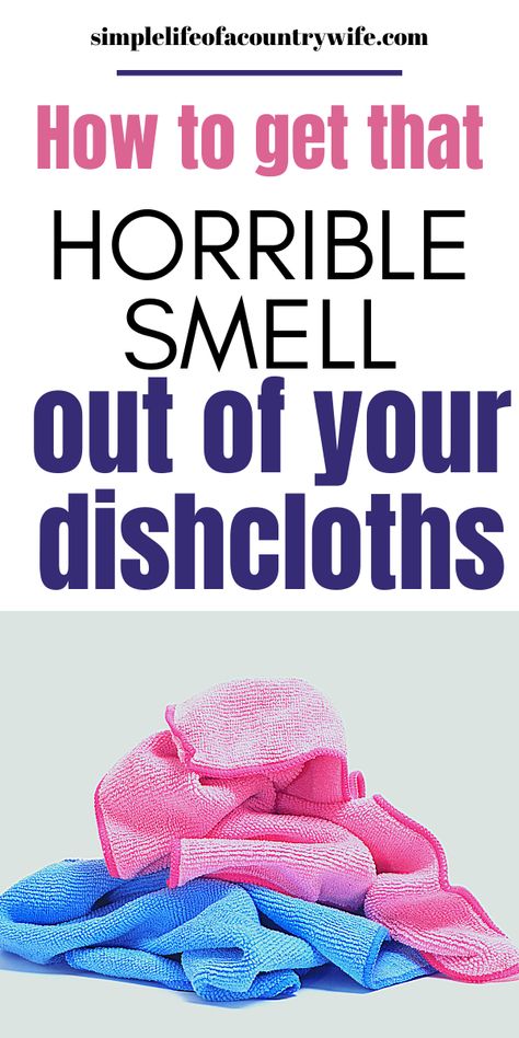 Towels Smell, Homemaking Tips, Dish Rag, Home Smell, Bathroom Smells, Mildew Smell, Bad Smell, Household Cleaning Tips, Diy Cleaners