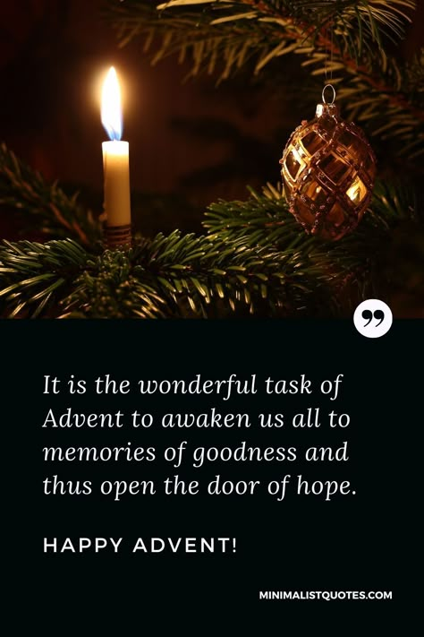 Advent Hope Quotes, Advent Quotes, Happy Advent, Advent Hope, Hope Quotes, Open The Door, Day Wishes, The Door, Advent