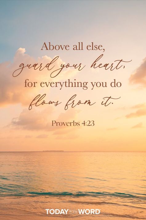 Devotional Bible, Proverbs 4:23, Bible Verse Background, Proverbs 4, Powerful Bible Verses, Guard Your Heart, Bible Study Verses, Bible Devotions, Daily Scripture