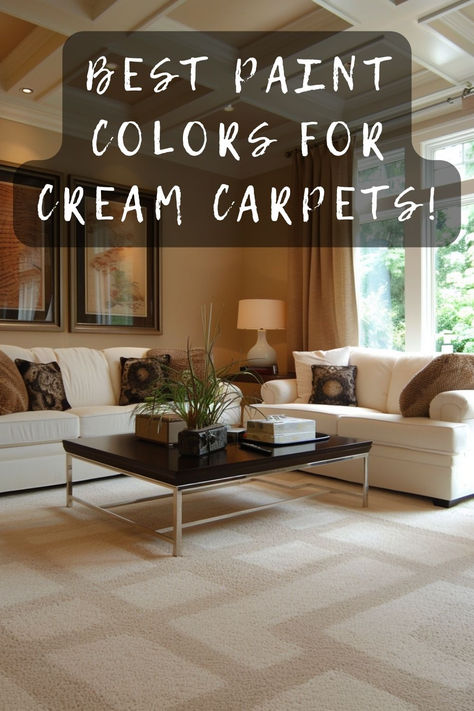 Need the perfect paint color for your cream carpet? 🎨🏠 Discover shades that complement and elevate your cozy space. Click to see top color picks! 🌈👌 #CreamCarpet #PaintColors #HomeDecor #InteriorDesign #CozyInteriors Living Room With Cream Carpet, Hallway Colour Ideas, Bedroom Carpet Colors, Light Paint Colors, Cream Carpet, Hallway Colours, Light Grey Walls, Best Paint, Perfect Paint Color