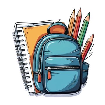 School Items Drawing, School Stickers Aesthetic, School Icon Aesthetic, Draw Notebook, Notebook Clipart, Clipart Aesthetic, Sports Drawing, Aesthetic Clipart, Back To School Aesthetic