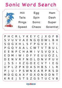 Sonic Word Search, Free Word Search, Lego Challenge, Word Search Printables, Free Word, Chore Chart Kids, Word Searches, Chore Chart, Fun Time