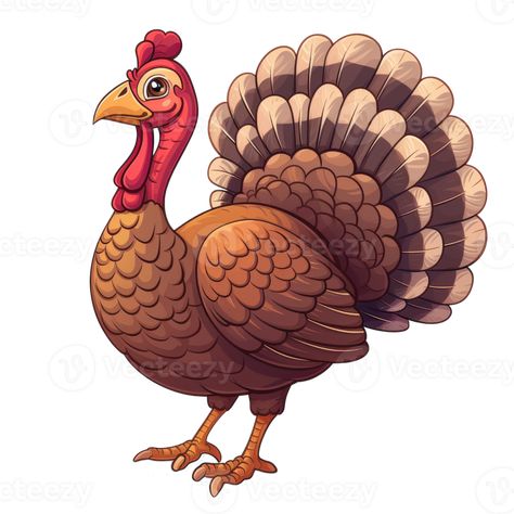 AI generated Cartoon turkey with red head and large tail for Thanksgiving designs, greeting cards, childrens books, and holidaythemed products Drawings Of Turkeys, Cartoon Turkey Drawing, Cute Turkey Drawing, Draw Turkey, Drawing Turkey, Turkey Drawings, Hand Turkeys, Thanksgiving Icons, Turkey Illustration