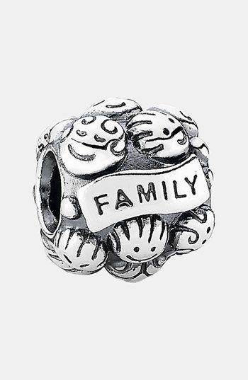 PANDORA 'Love & Family' Charm Pandora Charms Love, Pandora Wishlist, Pandora Family, Love And Family, Pandora Collection, Diy Collier, Charms Pandora, Pandora Beads, Bracelet Pandora