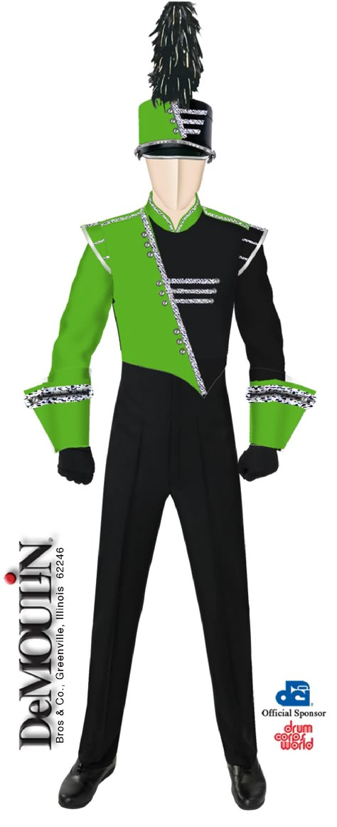 Payson High School Marching Band Uniform 2015 March Past Uniform Ideas, Diy Marching Band Costume, Futuristic School Uniform, Band Uniforms Design, School Band Uniform, Marching Band Uniforms Design, Drum And Lyre Uniform, Drum Major Uniforms, Marching Band Letterman Jacket