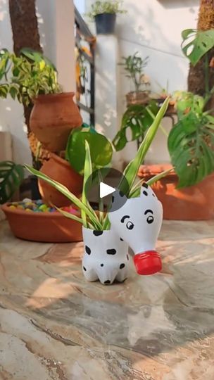 13K reactions · 2.4K shares | DIY plastic bottle planter
. 
. 
. 
. 
Tags~
#reels #reelsinstagram #instagram #ideas #gardendecor #gardening #garden #cute #planter #plants #planting #plasticbottle #diy #cow #hacks #simple #easy #viralreels #feed #foryoupage #foryou #ig #homegarden #homemade #homedecor #athome | 𝐵𝓁𝑜𝑜𝓂𝒾𝓃𝑔 𝒢𝒶𝓇𝒹𝑒𝓃🌱 | _blooming.garden · Original audio Planters Using Plastic Bottles, Cow Planters Diy, Plastic Bottle Crafts Diy Plants, Plastic Bottle Plants Ideas, Diy Plastic Bottle Planters, Plastic Bottle Planters Diy, Bottle Planter Ideas, Bottle Planters Diy, Crochet Small Projects