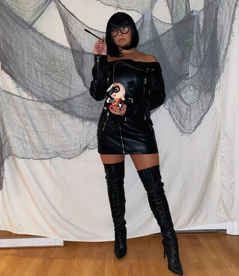 Edna Incredibles Costume, Edna Mode Halloween Costume, Edna Halloween Costume, Edna Mode Cosplay, Edna Costume, Edna Mode Costume, The Incredibles Halloween Costume, The Incredibles Costume, Edna Incredibles