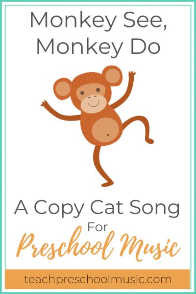 Preschool Songs with Actions | Action Songs for Preschoolers (PDF) - Teach Preschool Music Preschool Action Songs, Preschool Music Lessons, Zoo Lessons, Movement Preschool, Cat Song, Zoo Preschool, Preschool Music Activities, Free Printable Sheet Music, Monkey Puppet