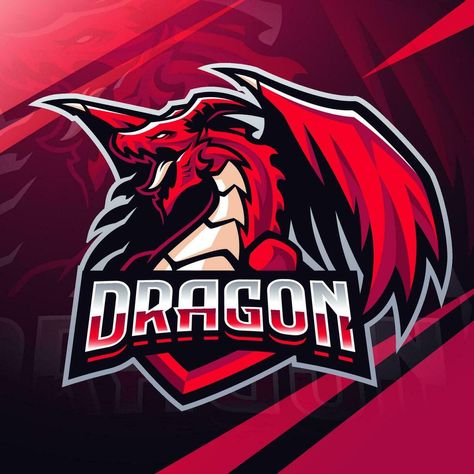 Dragon esport mascot logo design Jersey Volleyball, Watermark Ideas, Dragon Ideas, Japanese Art Samurai, Dragon Logo, Mascot Logo Design, Logo Game, Esports Logo, Game Logo Design