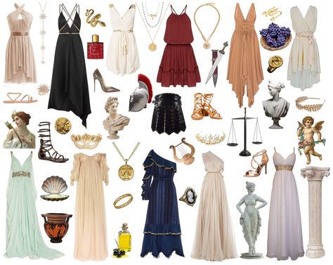 Ancient Greece Party Outfit, Greek Core Aesthetic Outfits, Greek Themed Party Outfit, Greek Outfit Inspiration, Greek Party Costume, Greek Outfit Design, Greek God Outfit Aesthetic, Greek Goddess Aesthetic Outfits Modern, Greek Mythology Outfits Goddesses