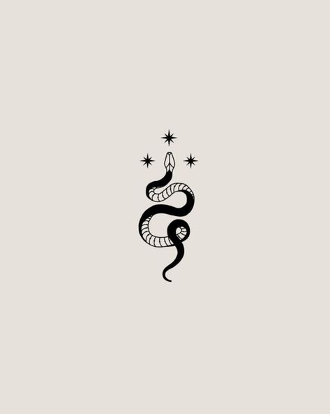 Basic Snake Tattoo, Mini Tattoos Snake, Mini Snake Tattoo, Tattoo Amigas, Small Snake Tattoo, Persian Tattoo, Basic Tattoos, Serpent Tattoo, Petit Tattoo