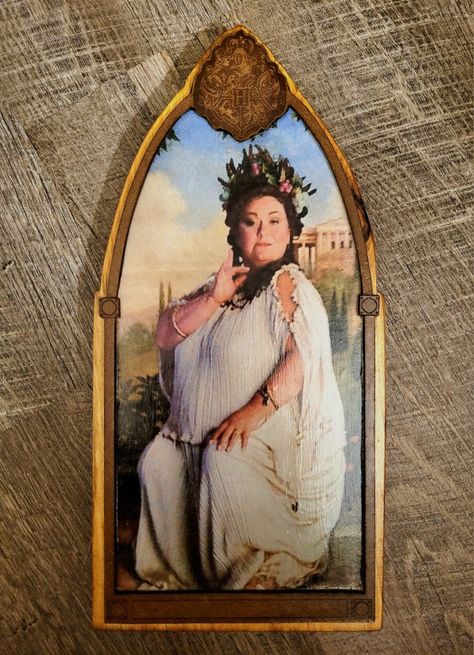 Harry Potter Fat Lady, Lady Portrait, Hand Made, Harry Potter