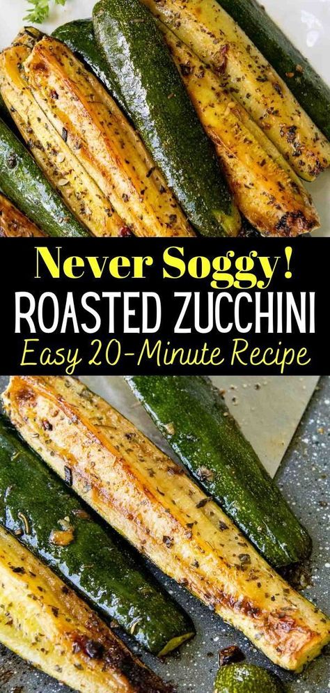 Roasted Summer Squash, Zucchini Side Dishes, Easy Zucchini Recipes, Roasted Zucchini, How To Cook Zucchini, Roast Zucchini, Oven Recipe, Roasted Vegetable Recipes, Vegetable Side Dishes Recipes