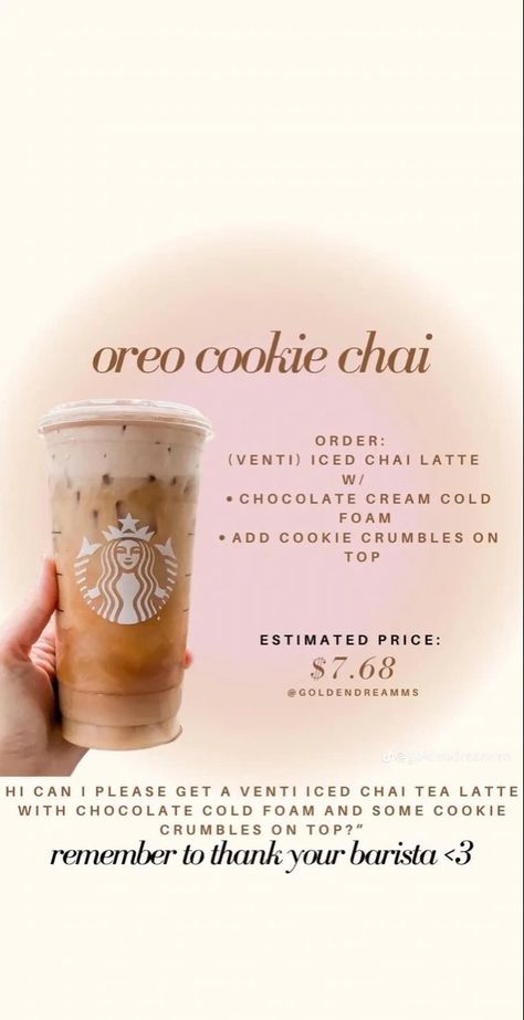 Trouble At Work Quotes, Random Starbucks Drinks, Hot Drinks Starbucks, Starbucks Chai, Learning Makeup, Starbies Drinks, Starbucks Ideas, Cute Drinks, Starbucks Drink Menu