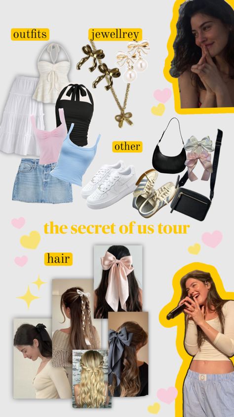 gracie’s tour 2025 outfit ideas! Tour Outfits, Dream Concert, Concert Fits, Gracie Abrams, Kawaii Clothes, Cute Casual Outfits, Concert Outfit, Fitness Inspo, Stylish Outfits