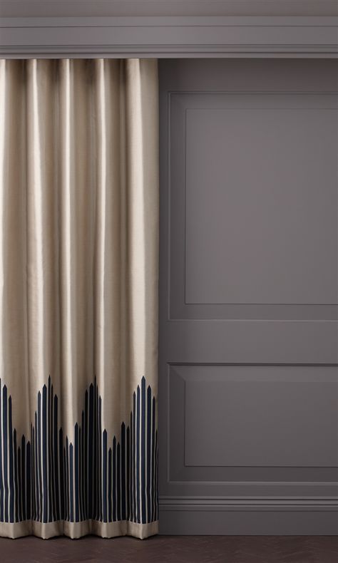 Ruangan Studio, Contemporary Curtains, Curtain Styles, Plain Curtains, Luxury Curtains, Stylish Curtains, Elegant Curtains, Geometric Motif, Room Curtains