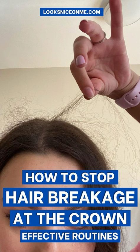 Hair breakage at the crown is common, but preventable! Check out these proven tips to reduce breakage, including using silk pillowcases, regular trims, and strengthening treatments. How To Prevent Hair Breakage, Stop Hair Breakage, Silk Pillowcases, Hair Breakage, Hair Strengthening, Hair Routines, Silk Pillowcase, The Crown, Pinterest Board