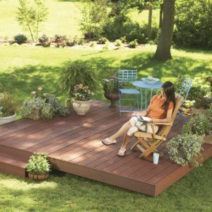 Island Deck, Backyard Decks, Ground Level Deck, Building A Floating Deck, Platform Deck, Terrasse Design, Floating Deck, Wooden Deck, The Family Handyman