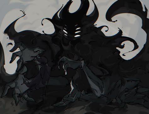 Shade Lord, Shadow Creatures, Shadow Monster, Miss Marvel, Hollow Knight Art, Hollow Night, Hollow Art, Knight Art, Alien Concept Art