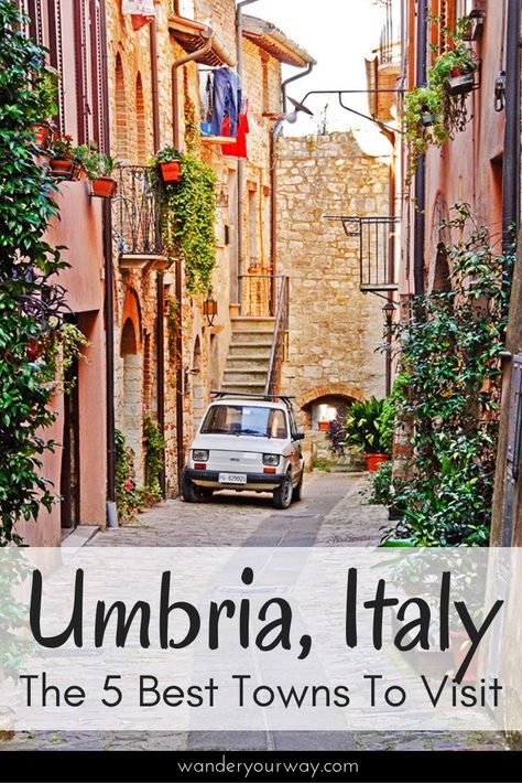 The 5 Best Towns in Umbria Italy You Need to Visit • Wander Your Way Central Italy, Italian Life, Umbria Italy, Explore Italy, Italy Travel Tips, Arizona Travel, Italy Travel Guide, European Destinations, Visit Italy