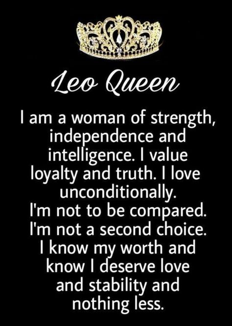 YES I AM A LEO QUEEN..I LOVE IT..RAISED BY 2 LEO QUEENS AND 2 LEO KINGS..I AM BLESSED Birthday Quotes For Me August, Lions Quotes, Quotes For Me, Leo Queen, All About Leo, Leo Zodiac Quotes, Leo Virgo Cusp, Leo Woman, Leo Quotes