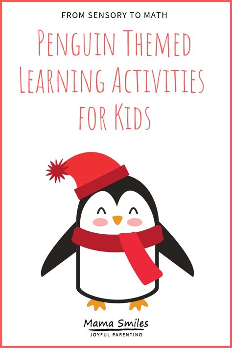 Penguin themed learning activities for kids. #ece #preschool #penguins #kidsactivities March Of The Penguins, Penguin Activities, Learning Activities For Kids, Penguin Theme, Slime Recipes, Winter Activities For Kids, Winter Preschool, Invitation To Play, Unit Studies