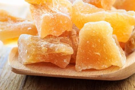 Recipe: Ginger Chews Homemade Ginger Chews, Ginger Chews Recipe, Digestion Recipes, Ginger Candy Recipe, Ginger Candy, Ginger Chews, Upset Tummy, Candied Ginger, Candy Recipes Homemade