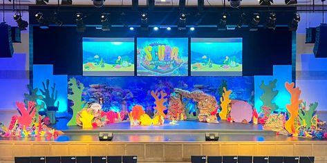 Vbs 2024, Family Fun Night, Rainbow Fish, Mermaid Party, Deep Sea, Under The Sea, Family Fun, Rainbow, Fish