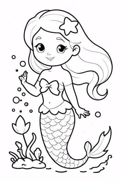 Find & Download Free Graphic Resources for Coloring Pages Svg. 100000+ Vectors, Stock Photos & PSD files. ✓ Free for commercial use ✓ High Quality Images. Princess Line Art, Cute Mermaid Coloring Pages, Ariel Coloring Pages, Diy Coloring Books, Flower Coloring Sheets, Illustration Line Art, Mermaid Coloring Pages, Baby Painting, Princess Coloring Pages