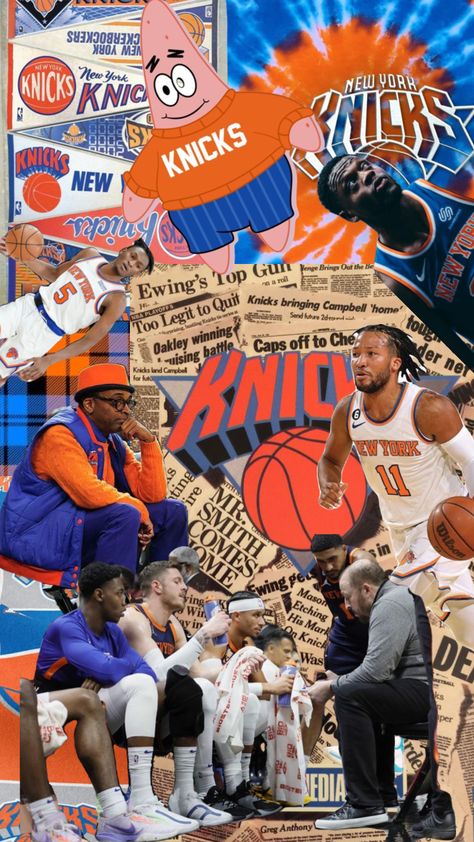 #knicks #nyknicks #basketball #nba Knicks Wallpaper, Knicks Basketball, Basketball Players Nba, Ny Knicks, Nba New York, 90s Hip Hop Fashion, Nba Wallpapers, Basketball Wallpaper, Nba Pictures