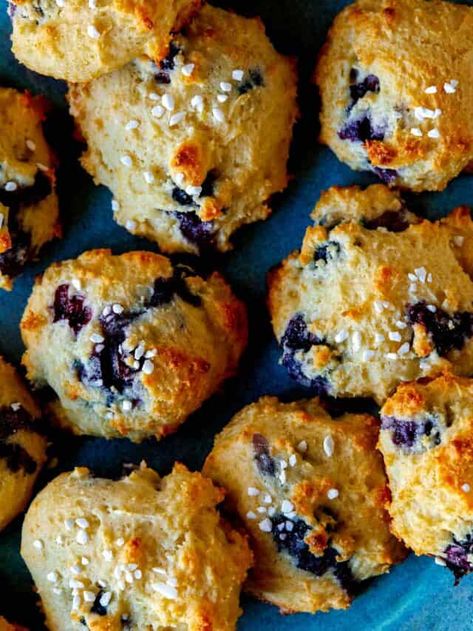 These Blueberry Yogurt Cookies are light, fluffy, so simple to make, and uses yogurt as a healthier alternative to butter. They're the perfect summer cookie to make in under 30 minutes! #cookies #recipe #healthy Yogurt Cookies, Blueberry Doughnuts, Summer Cookie, Strawberry Shortcake Cookies, Spoon Fork Bacon, Blueberry Yogurt, Healthier Desserts, Healthy Cookie Recipes, Blueberry Cobbler