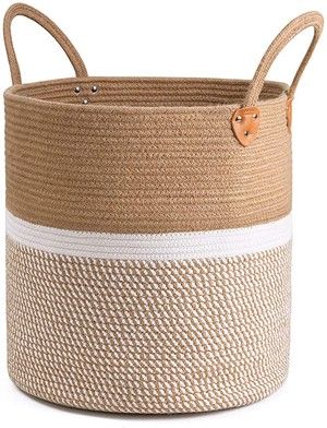 Blanket Storage Basket, Basket Home Decor, Laundry Basket Storage, Jute Basket, Basket With Handles, Toy Storage Baskets, Blanket Basket, Basket Woven, Large Basket